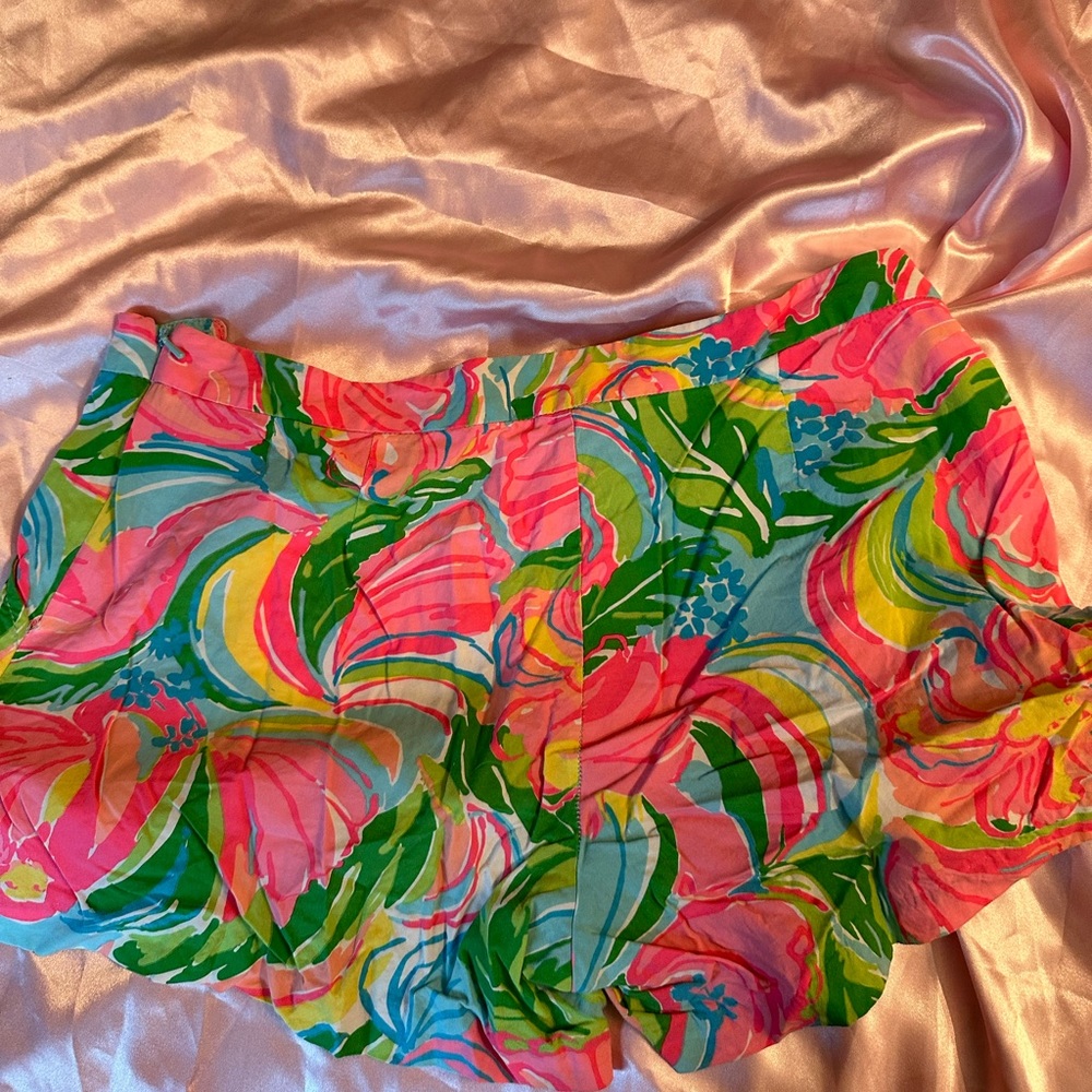 Lilly Pulitzer Jeannie Shorts Multi So a Peeling print